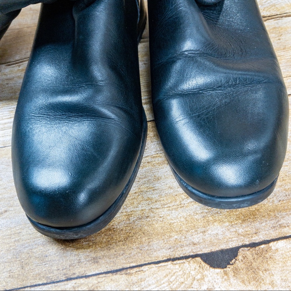 Santana Canada Boots Mid Calf Leather Black  8.5 - Picture 3 of 7